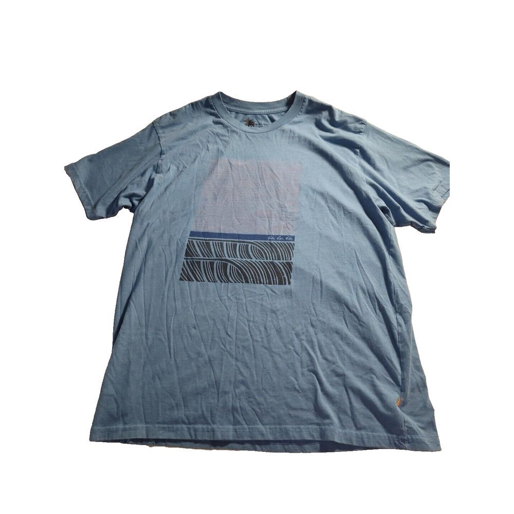 Quiksilver T Shirt Mens XL Blue Surfboarding Skate Surf